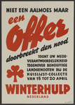 703283 Affiche van de Stichting Winterhulp Nederland.